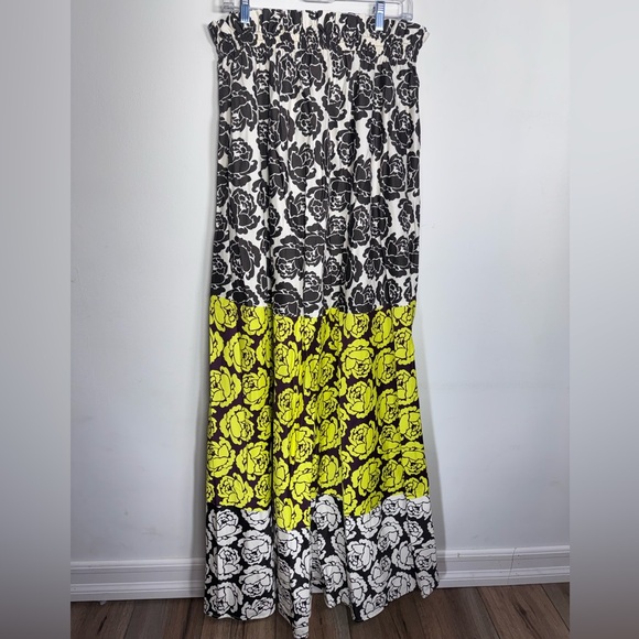 Tory Burch Strapless Long Dress Madeline’s Roses XL - Picture 6 of 6